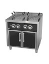 Cuiseur à pâtes à gaz 25l + 25l série 750 sur placard