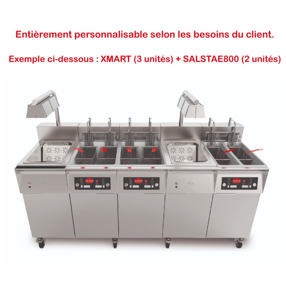 Supplément pour configuration de la batterie de friteuse