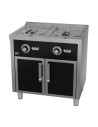 Friteuse  10l+10l triphasée série 600 sur placard