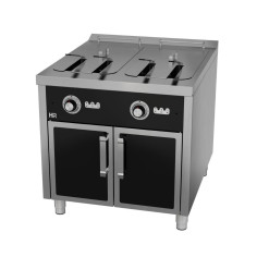 Friteuse 22L + 22L Triphasée Série 900 sur placard