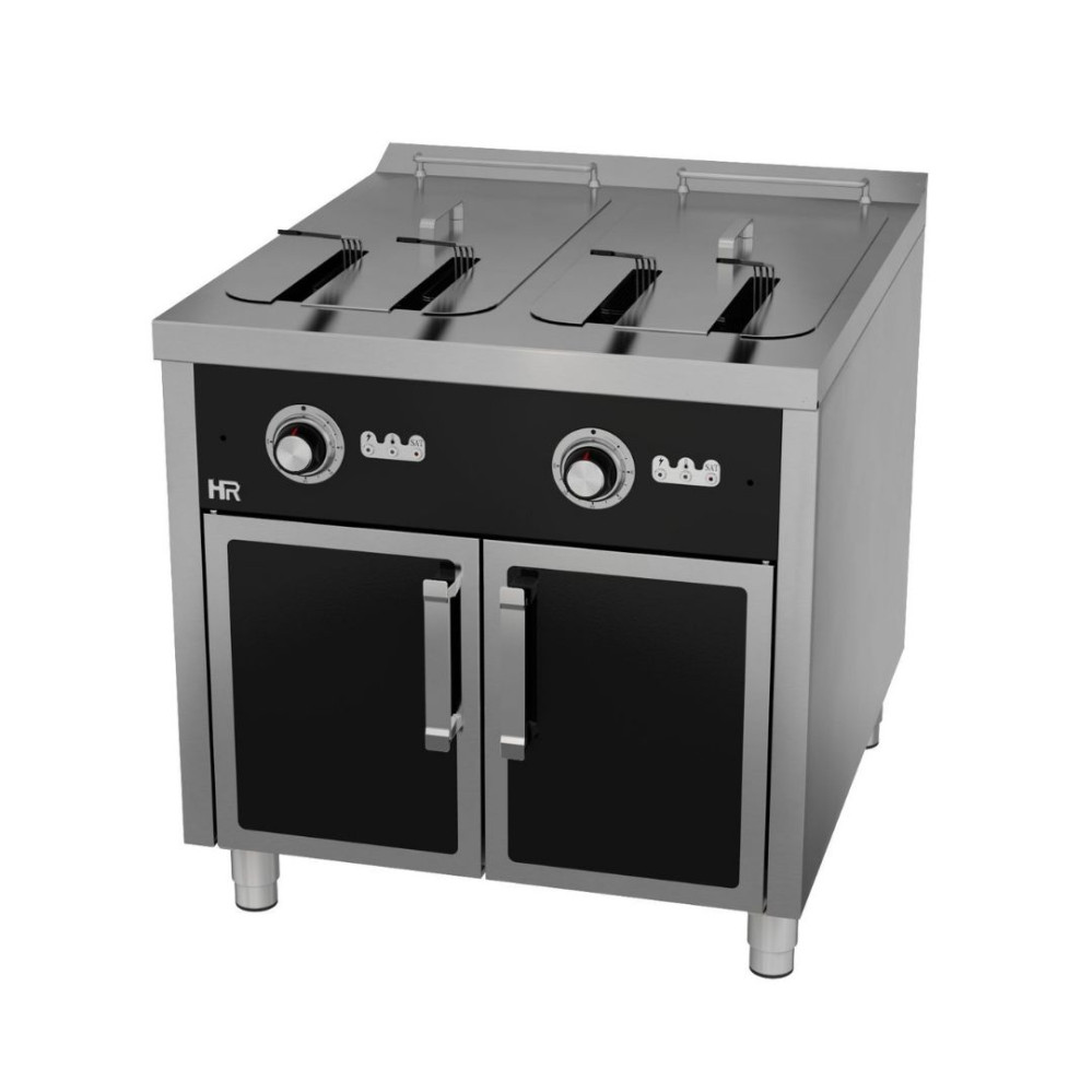 Friteuse 22L + 22L Triphasée Série 900 sur placard