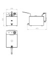Friteuse 8L avec vidange