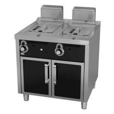 Friteuse á gaz  12l+12l série 750 sur placard