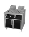 Friteuse á gaz  12l+12l série 750 sur placard