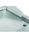 Fry-top s/600 acier rectifié 600 sur placard