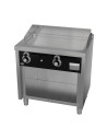 Fry-top s/600 chromée 800  sur placard