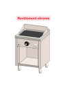Fry top électrique 600 sur placard 600 chromée
