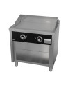 Fry top électrique 800 sur placard 600 rectifié