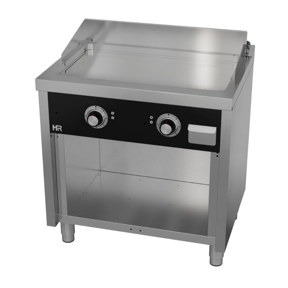 Fry top électrique 800 sur placard 600 chromée
