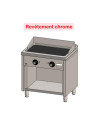 Fry top électrique 800 sur placard 600 chromée