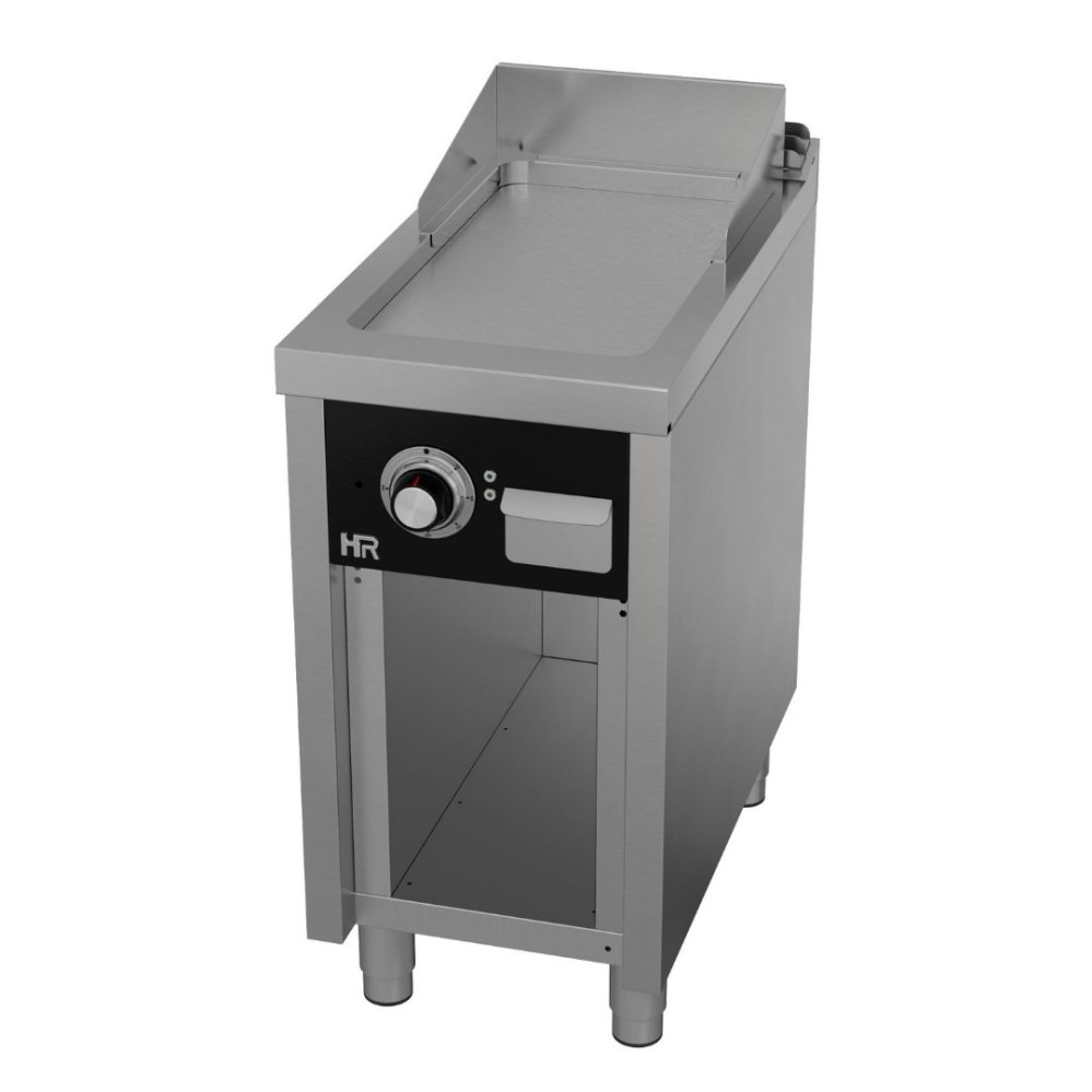 Fry top électrique 400 sur placard 750 acier rectifié