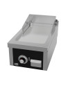 Fry top électrique 400 á poser  750 chromée