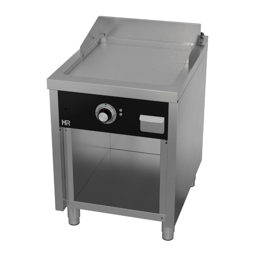 Fry top électrique 600 sur placard 750 acier rectifié