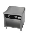 Fry top électrique 800 sur placard 750 acier rectifié