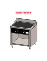Fry top électrique 800 sur placard 750 acier rectifié