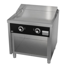 Fry top électrique 800 sur placard 750 chromée