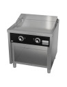 Fry top électrique 800 sur placard 750 chromée