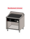 Fry top électrique 800 sur placard 750 chromée