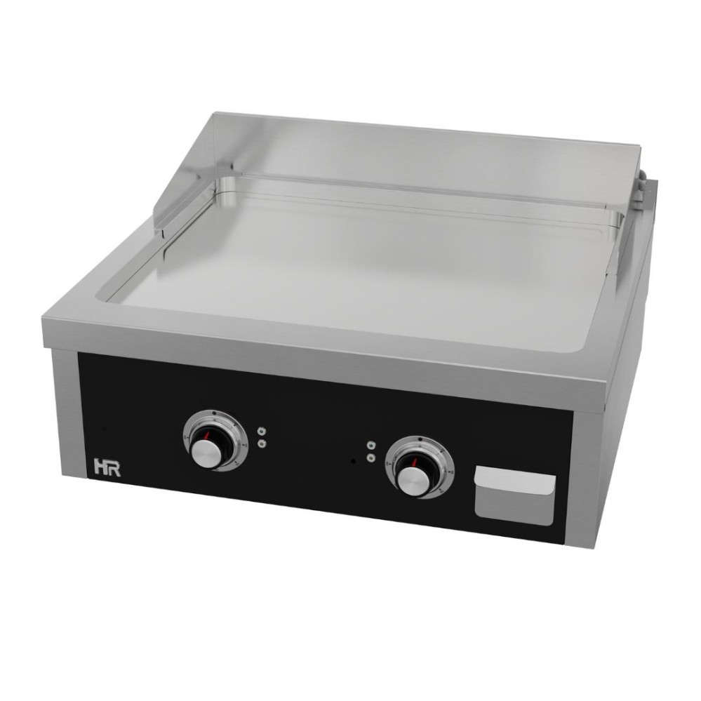 Fry top électrique 800 á poser  750 chromée