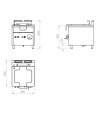 Sauteuse basculante électrique 80 L Série 900