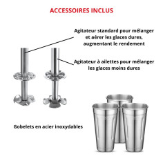 Shaker 2 têtes