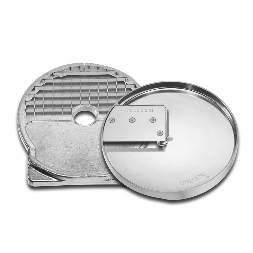 Accessoire - disque et grille à découper en dés, 1/2" ou 12 mm  compatible WFP16SCE