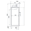 Armoire pâtissière positive 1 porte
