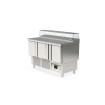 Meuble saladette 700 positif - 3 portes