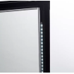 Armoire Inox ABS GN2/1 positive 1 porte vitrée