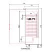 Armoire ABS GN2/1 négative 1 porte