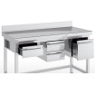 Tiroir pour table inox pour table profondeur 700 mm