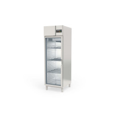 Armoire GN2/1 côtés emboutis positive 1 p. vitrée