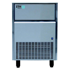 Machine à glaçons à injection - Prod. (24H): 75kg -  Glaçons pleins 17 g