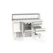 Meuble saladette 700 positif - 3 portes