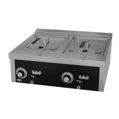 Friteuse  15l+15l triphasée série 750 á poser