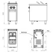 Cuiseur à pâtes électrique 25l  série 750