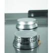 Fourneau "basic" 4 feux vifs s/750  sur placard