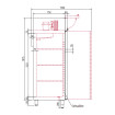 Armoire GN2/1 bi-température 2 portillons