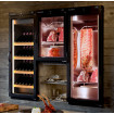 Armoire de maturation viande (Dry Aging) - 1 porte vitrée - Extérieur noir - Volume: 120L