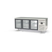 Meuble 800 positif - 3 portes vitrées