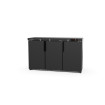 Arrière-bar positif H.850 3 p. pleines battantes
