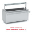 Meuble vitrocéramique avec réserve chaude