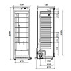 Armoire Série 430 Négative 1 porte - Extérieur Inox