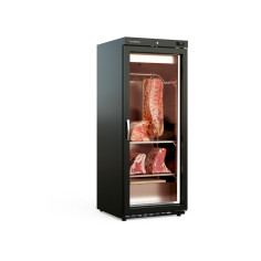 Armoire de maturation viande (Dry Aging) - 1 porte vitrée - Extérieur noir - Volume: 240L