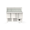 Meuble saladette 700 positif - 3 portes