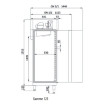 Armoire GN1/1 + GN2/1 positive 2 portes