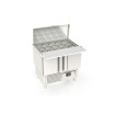 Meuble saladette 700 positif - 2 portes