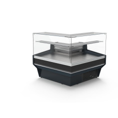 Vitrine d'angle pour gamme VE-9-RC - Angle intérieur - 1405 x 1230 x 1405