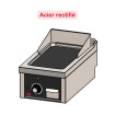 Fry-top 750 acier rectifié  400 á poser