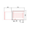 Meuble soubassement GN1/1 Hauteur 600